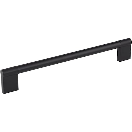 Elements 224 mm Center-to-Center Matte Black Knox Cabinet Bar Pull 645-224MB